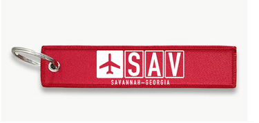 SAV AIRPORT KEY CHAIN